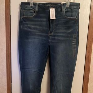NWT American Eagle Cozy next level stretch super hi rise jegging 16 short